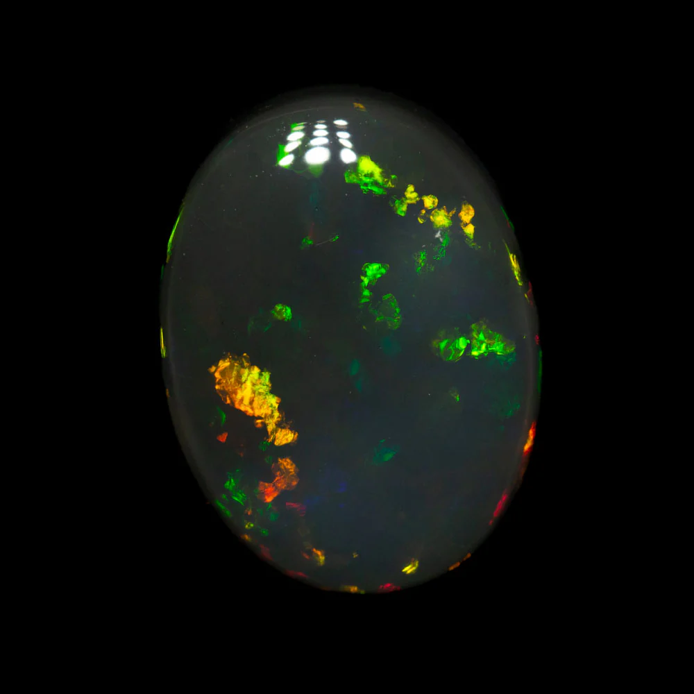 5.80 ct black opal 13.6x10.4x5.7mm - Image 4