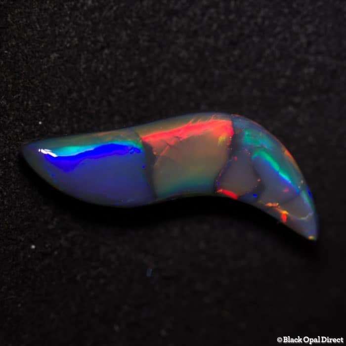 5.83 ct baroque gem black opal 23x8x6mm - Image 3