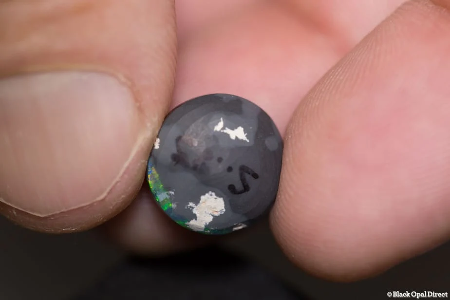 5.83 ct gem round black opal 12x12x6.5mm - Image 4