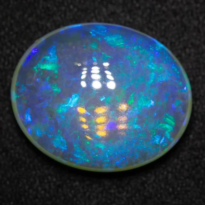 5.84 ct double-sided crystal opal 14.9x12.2x5.2mm - Image 2