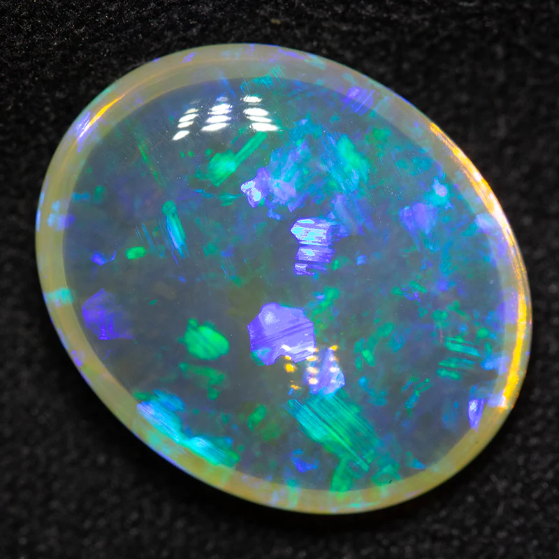 5.84 ct double-sided crystal opal 14.9x12.2x5.2mm - Image 3