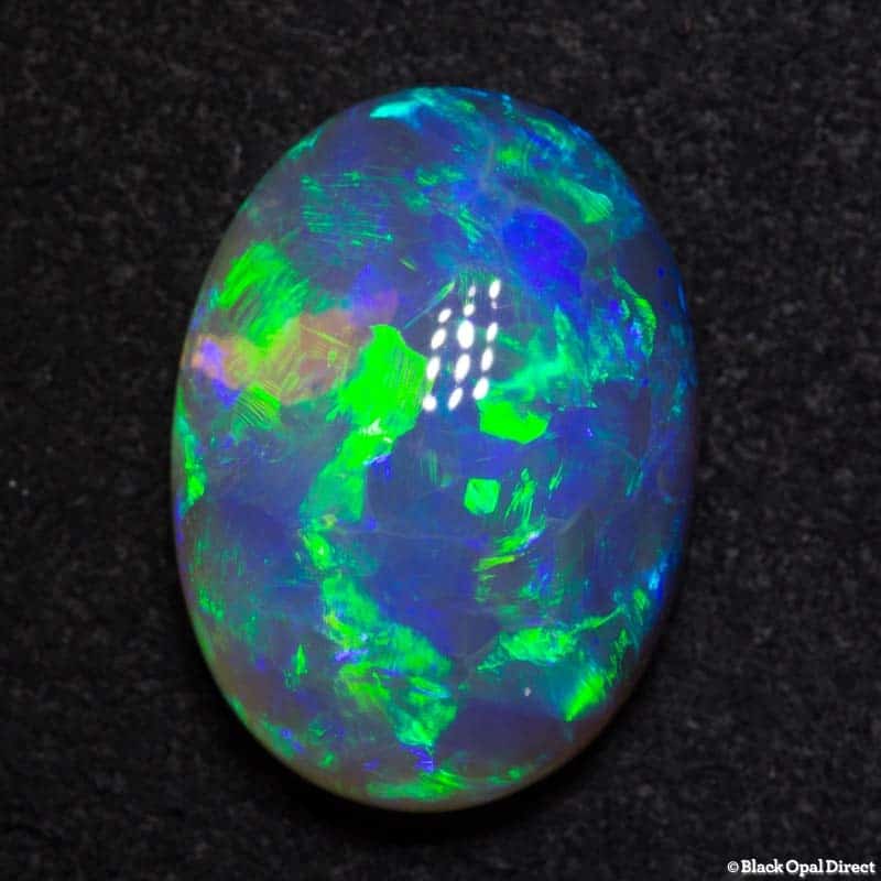 5.86 ct semi black crystal opal 15x11x5.5 - Image 3