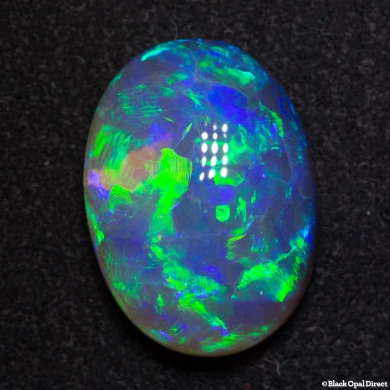 5.86 ct semi black crystal opal 15x11x5.5 - Image 4