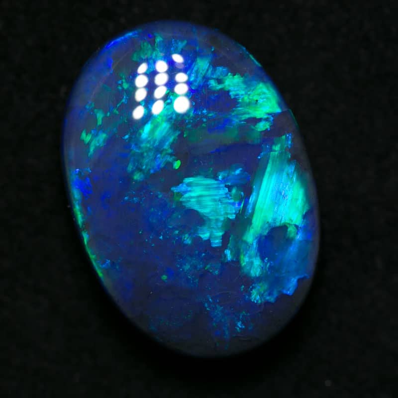 5.93 ct black opal 15x11x5.5mm - Image 4