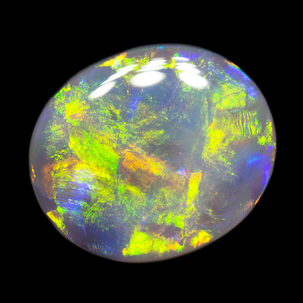 5.97 ct dark opal 15.3x13.4x4.1mm - Image 2