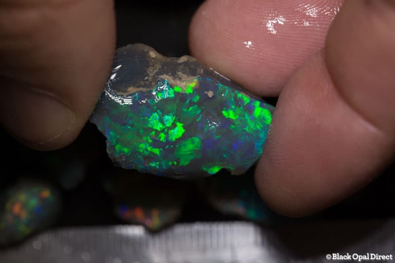 52.68 ct rough and rubbed opal parcel 6 pieces - Image 2