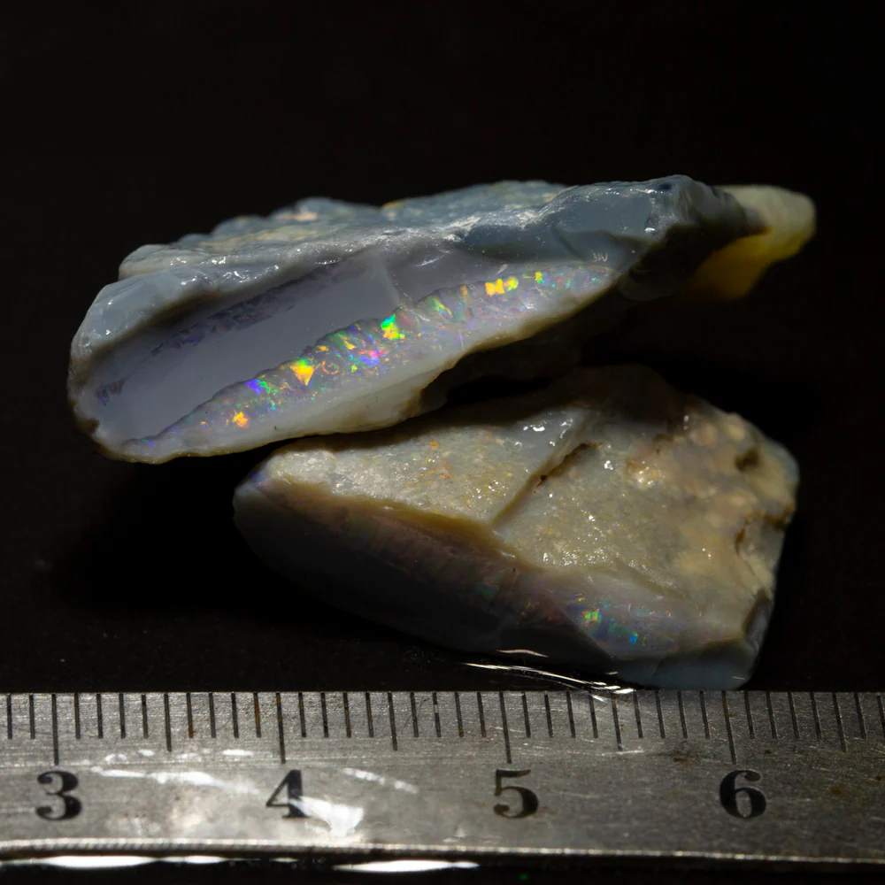 53 ct rough opal parcel 2pc - Image 2
