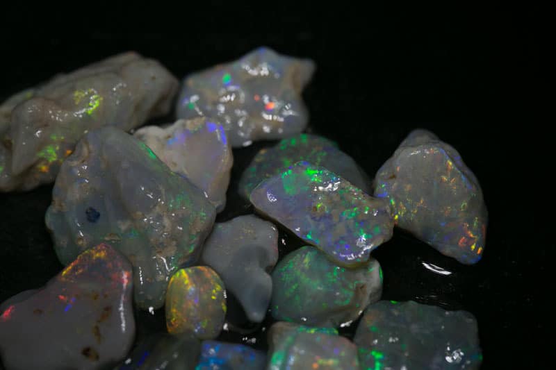 55 ct  16pc rough opal parcel for intermediate cutters - Image 4