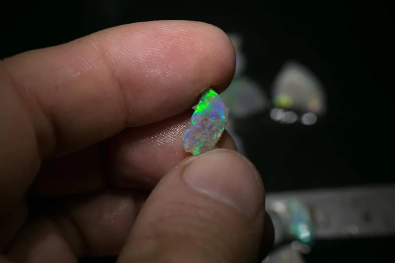 55 ct  16pc rough opal parcel for intermediate cutters - Image 5
