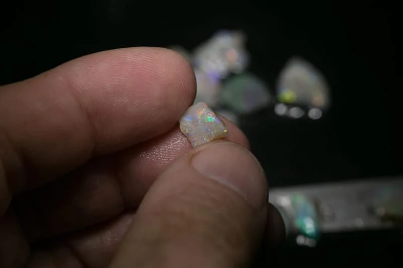 55 ct  16pc rough opal parcel for intermediate cutters - Image 6