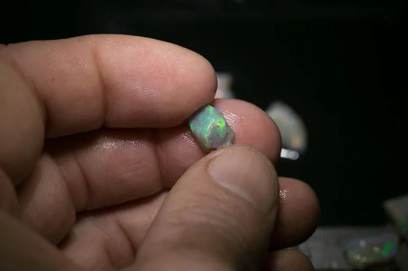 55 ct  16pc rough opal parcel for intermediate cutters - Image 9