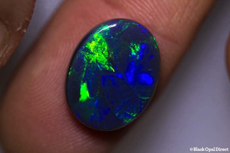 6.02 ct black opal 16x12.5x4mm - Image 2
