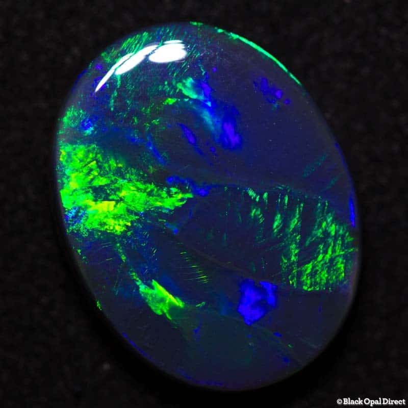 6.02 ct black opal 16x12.5x4mm - Image 4