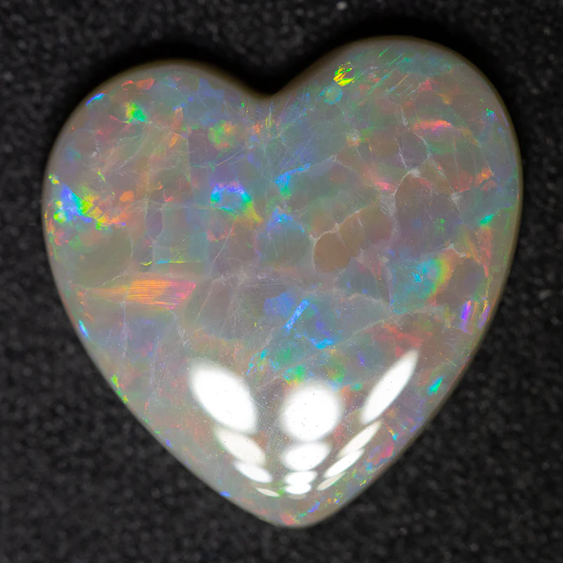 6.08 ct dark opal heart 15.5x15.5x4mm - Image 2