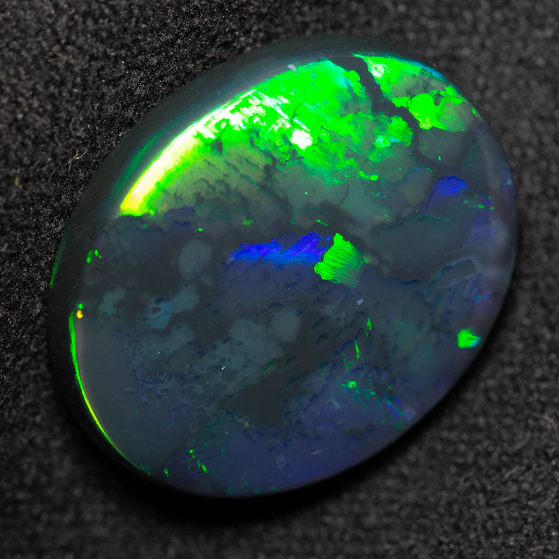 6.14 ct black opal 17.1x14x3.5mm - Image 2