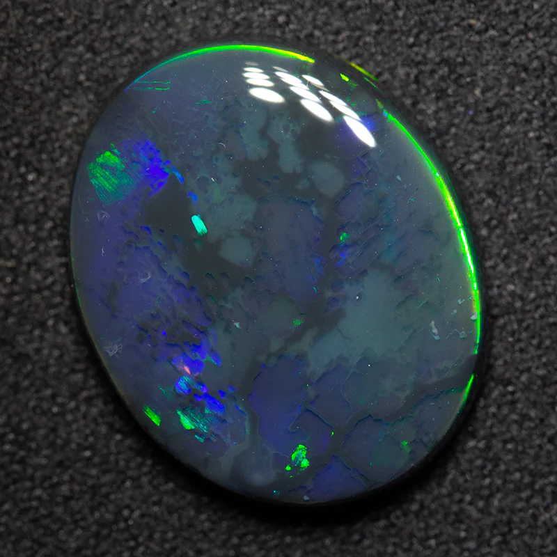 6.14 ct black opal 17.1x14x3.5mm - Image 3