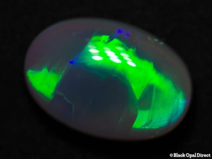 6.15 ct semi black opal 15x11x6mm - Image 2