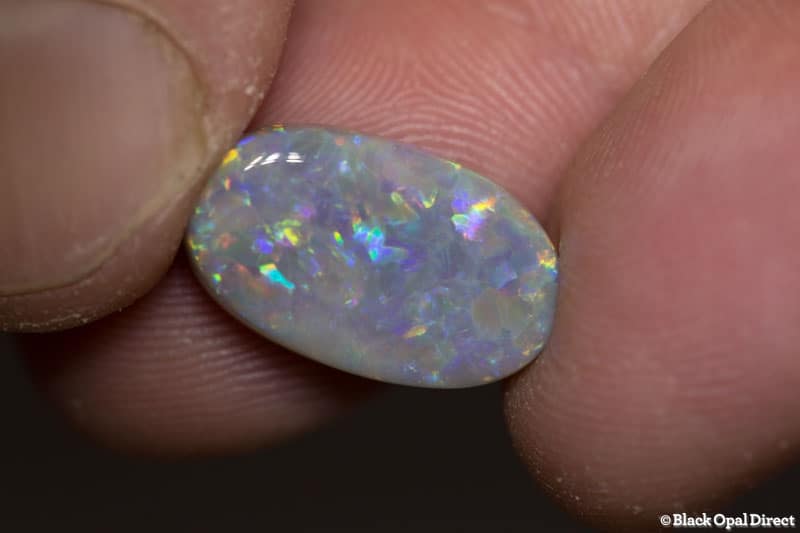 6.15 ct semi black opal 17x10x4.5mm - Image 2