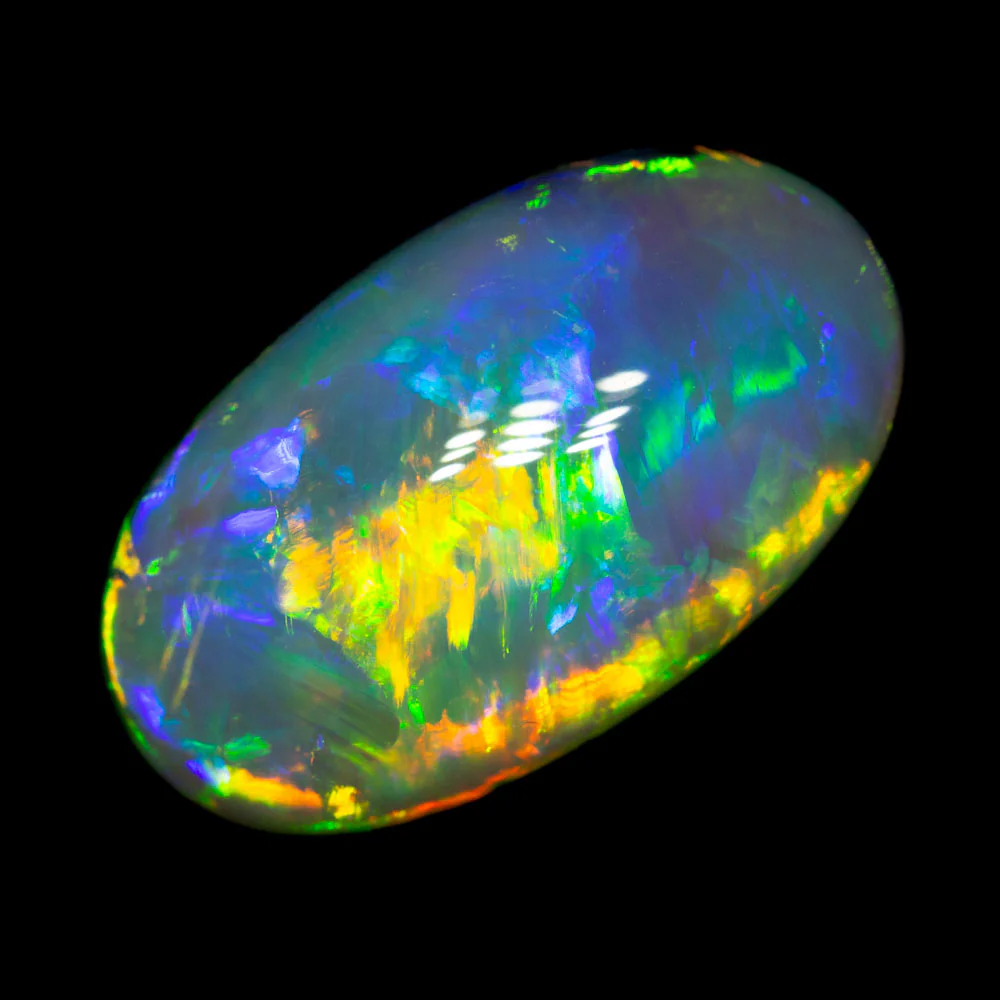 6.24 ct gem dark opal 16.2x9.5x6.5mm - Image 4