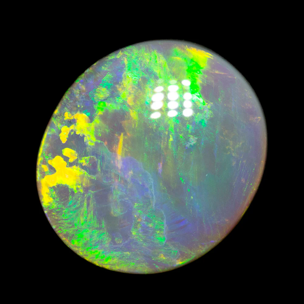6.25 ct dark opal 14.1x12.6x5.5mm - Image 2