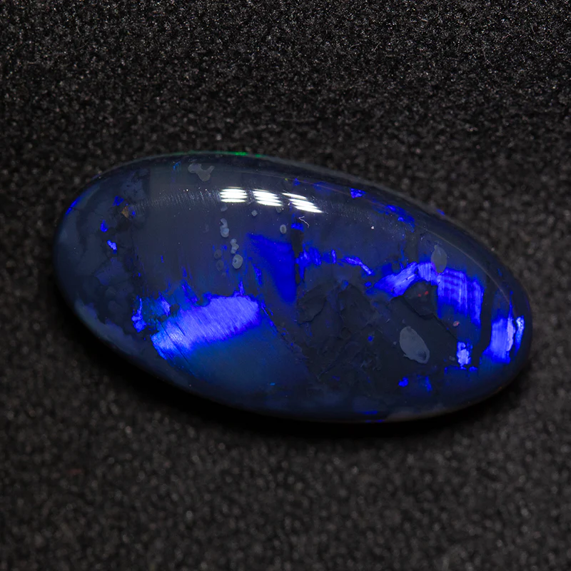 6.28 ct double sided black opal 17.5x8.9x5.7mm - Image 2