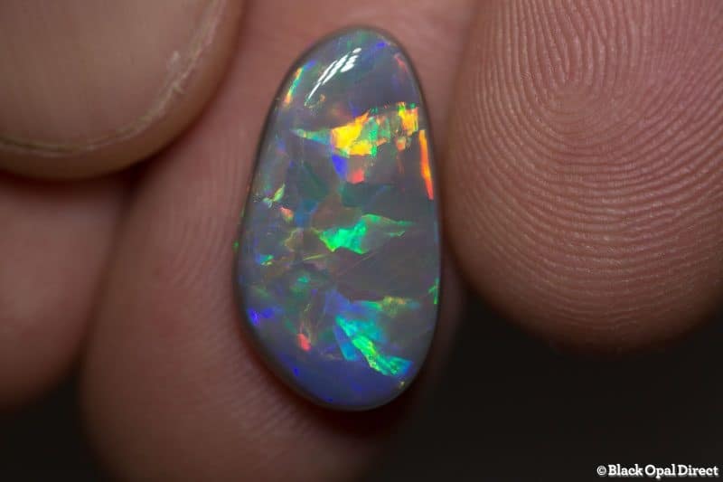 6.30 ct dark opal 19x11x4.5mm - Image 2