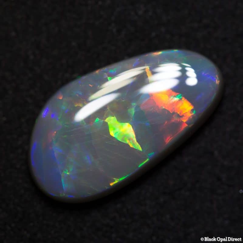 6.30 ct dark opal 19x11x4.5mm - Image 3