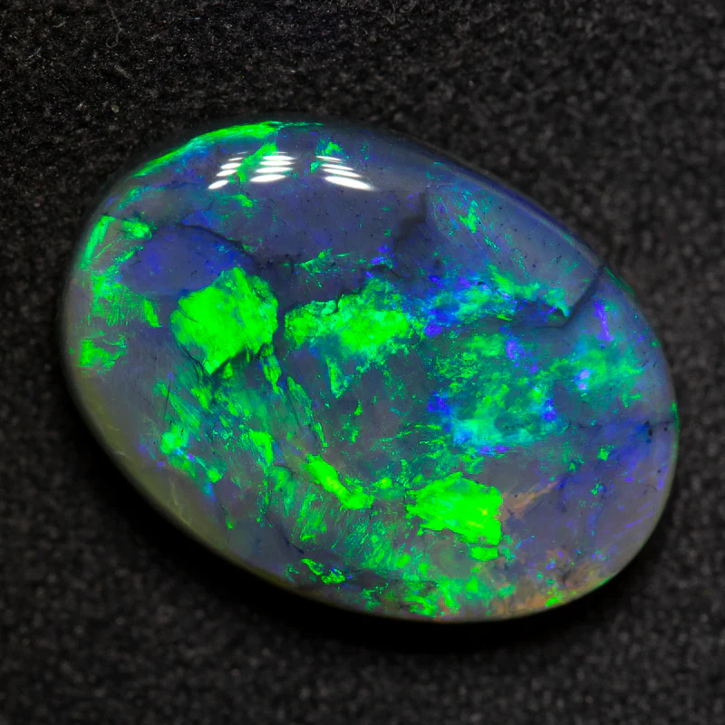 6.33 ct black opal 15.8x11.4x5.4mm - Image 3