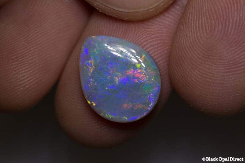 6.33 ct semi black double sided opal 16x13x5.5mm - Image 2