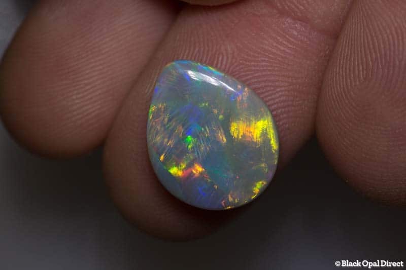 6.33 ct semi black double sided opal 16x13x5.5mm - Image 3