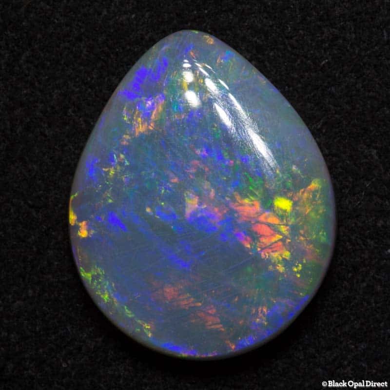 6.33 ct semi black double sided opal 16x13x5.5mm - Image 4