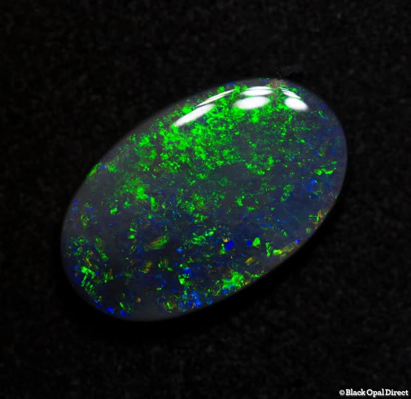 6.36 ct black opal 18x11x4mm - Image 2