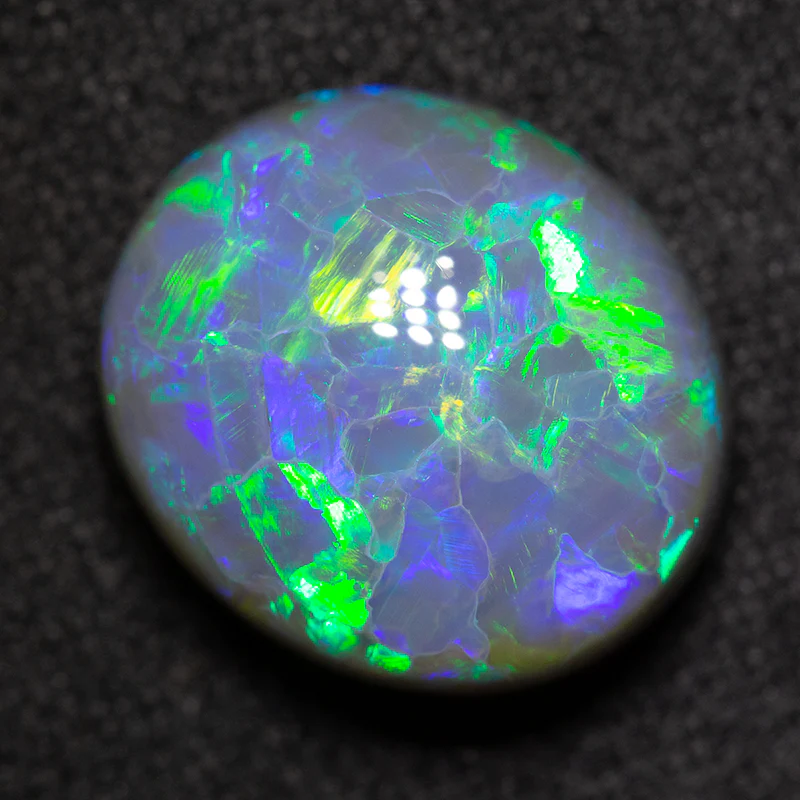 6.39 ct dark opal 13x11.5x6.5mm - Image 2