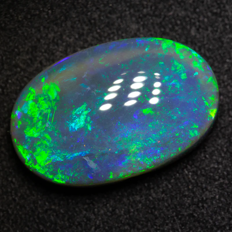 6.43 ct black opal 16.3x10.4x5.8mm - Image 3