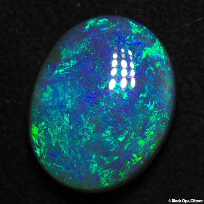 6.46 ct semi black opal 14x11.4x6mm - Image 3