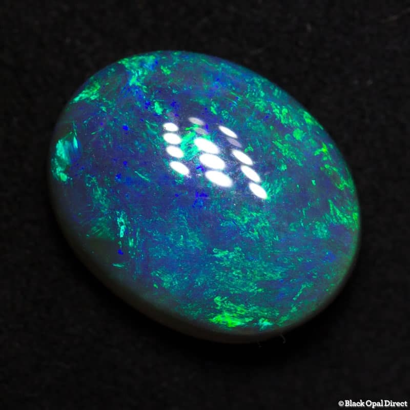 6.46 ct semi black opal 14x11.4x6mm - Image 4