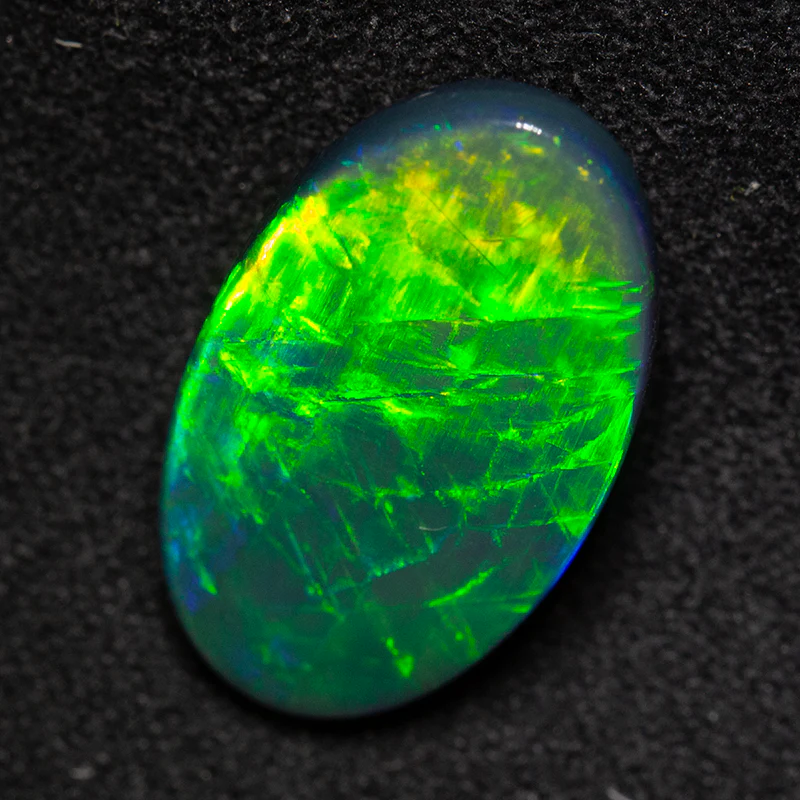 6.53 ct black opal 19.4x10.3x5mm - Image 2