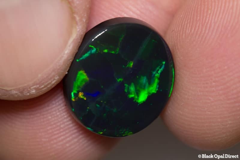6.69 ct black opal 15x14x4mm - Image 2
