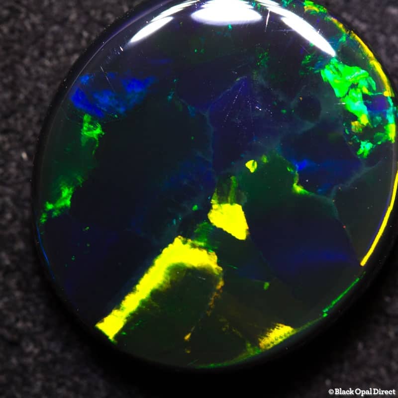 6.69 ct black opal 15x14x4mm - Image 5