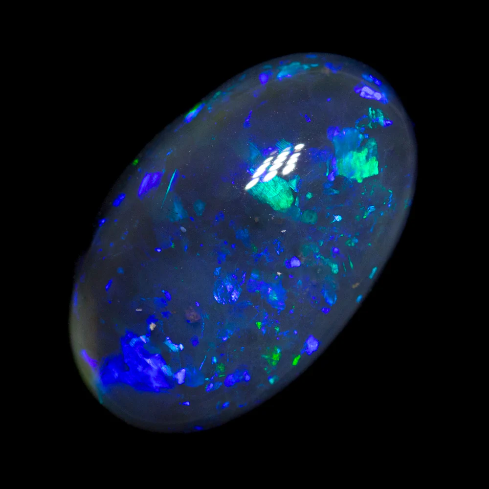 6.75 ct black opal 15.7x9.9x7.1mm - Image 2
