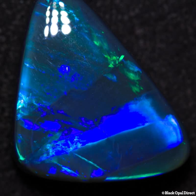 6.77 ct baroque gem black opal 17x12x4mm Roberta - Image 5