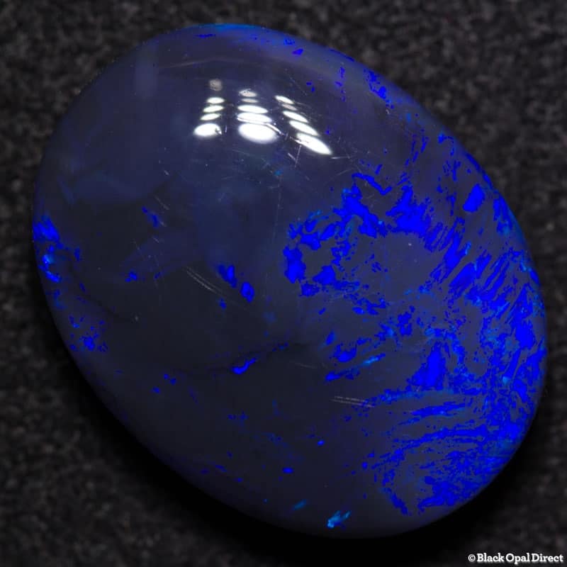 6.80 ct black opal 15.6x12.2x5mm - Image 3