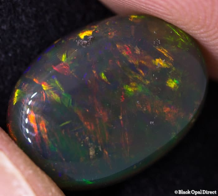 6.88 ct black jelly opal 15x12x6mm - Image 2