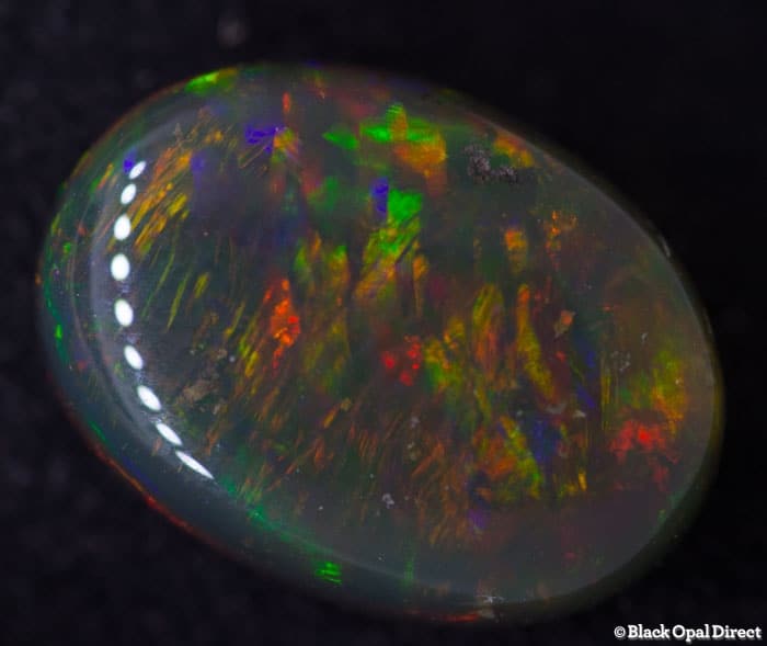 6.88 ct black jelly opal 15x12x6mm - Image 3