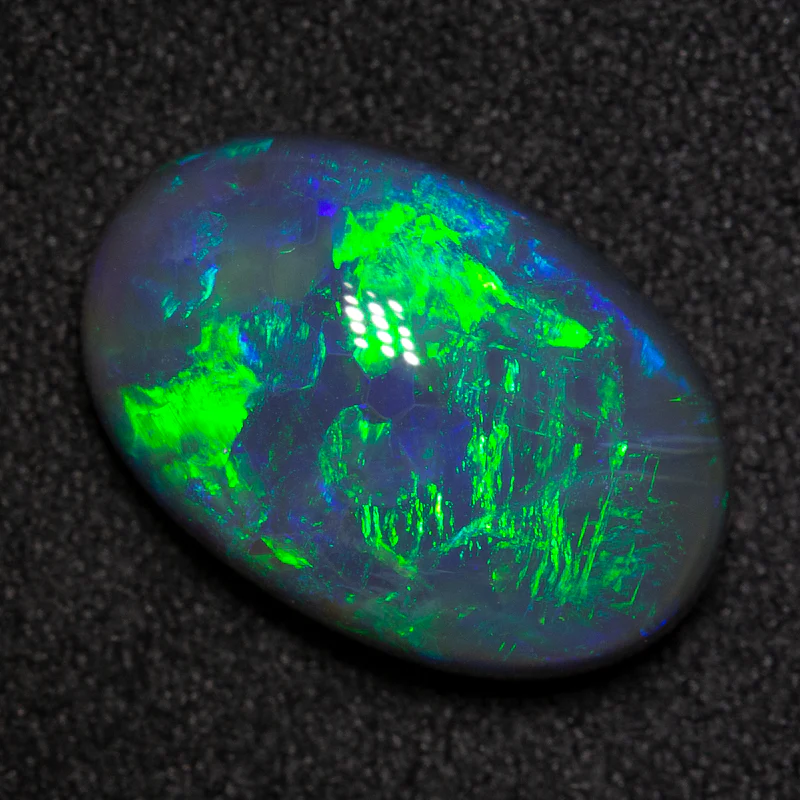 7.00 ct black opal 15.9x10.8x6.4mm - Image 4