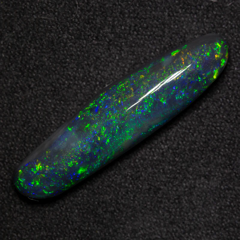 7.01 ct black opal 28x7x5.8mm - Image 2
