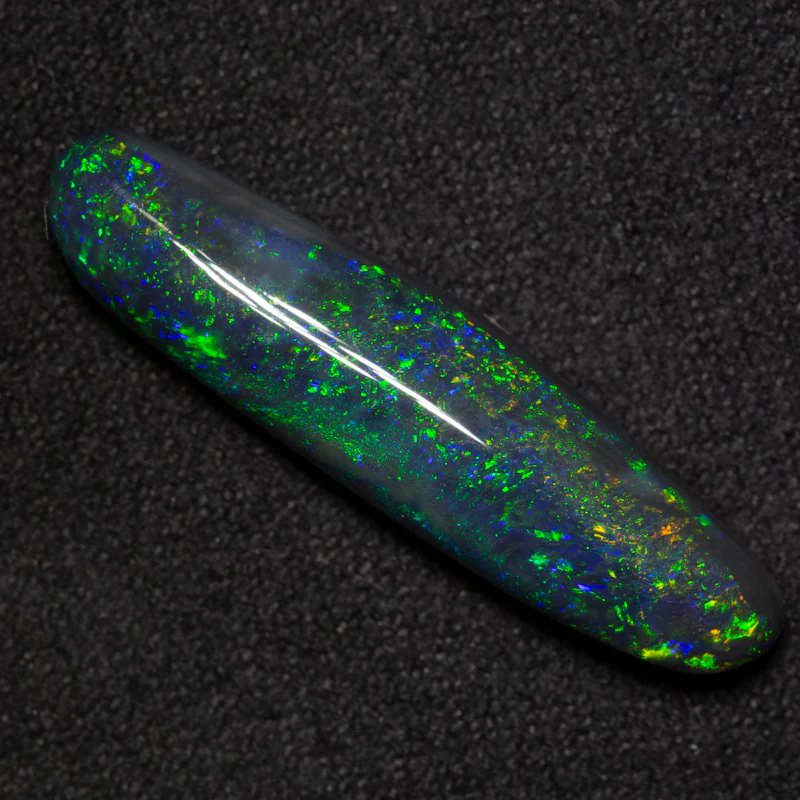 7.01 ct black opal 28x7x5.8mm - Image 3