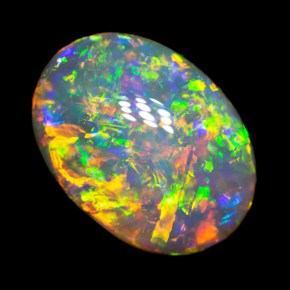 7.04 ct gem crystal opal 16.3x12x5.6mm - Image 3