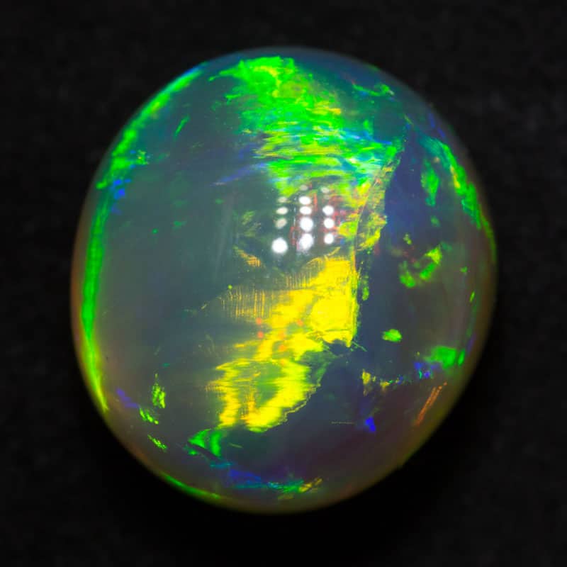 7.15 ct gem crystal opal double sided 12.5x11x9mm - Image 2