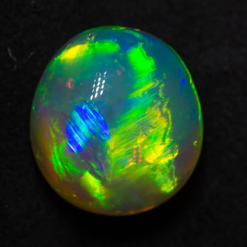 7.15 ct gem crystal opal double sided 12.5x11x9mm - Image 3